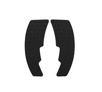 Quattroerre - Adhesivo para la protección del depósito, para moto de carreras, buen agarre, 2 piezas, negro, código 18093