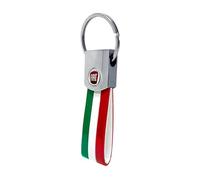 Quattroerre Llavero Italia con logotipo Fiat Originali Colors 12 mm