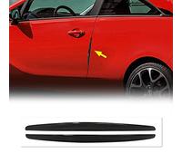 Quattroerre Villa D '2342 perfiles protettvi Pegatinas salvaportiera 3D para Coche, Negro Metalizado, Juego de 2