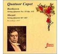 Quatuor Capet - Plays Mozart & Beethoven: String Quartet #19 in C