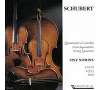 Quatuor Sine Nomine - Schubert: String Quartets [Import]