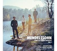 Quatuor Van Kuijk – Mendelssohn: Cuartetos de cuerda completos, Vol. 1 – CD – NAXOS