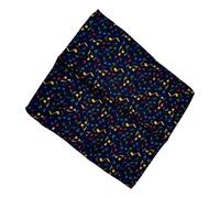 Quaver Music Notes - Pañuelo de bolsillo 100% poliéster, color azul marino