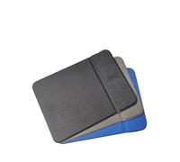 Quavva Alfombrilla de mouse de carga inalámbrica, carga rápida de 15 W, con soporte plegable para teléfono, alfombrilla de escritorio grande de 300 x 220 mm, piel sintética antideslizante, compatible