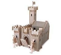 Quay Castillo Caballero de artesanía en madera Kit de construcción FSC