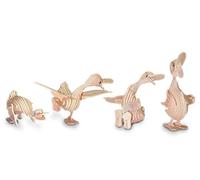 Quay Patos de dibujos animados de artesanía en madera Kit de construcción FSC