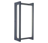 Qubo Aplique exterior LED Qubo (17,3 W, 7,1 x 11 x 22 cm, Antracita, IP54)