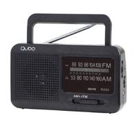Radio Portátil Qubo R-222/ Negro