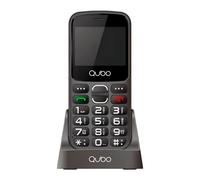Teléfono Móvil Qubo X-230BKC 4G para Personas Mayores/ Negro