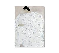 QUBTAN Póster de niña de Ropa Blanca Abstracta e Impresiones Arte de Pared Vintage Figura Pintura en Lienzo Imágenes estéticas nórdicas para decoración del hogar 50x70cmx1 Sin Marco