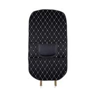 QUCMGEIYK 2 Piezas Almohadillas Antipatadas de Asiento de Coche para Nissan Pathfinder Magnite Terra, Cuero Protectoras Respaldo Asiento Coche Almohadillas Antipatadas,Black-Long