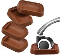 QUCUMER 5 Pcs Tazas de Goma para Muebles Almohadilla Silicona Muebles Almohadillas Protectoras de Goma Topes Fijos Silla Ruedas Base Deslizante No Se Mueva el Mueble para Mesa Cama Sofá Sillas Ruedas