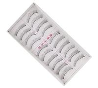 Qudinip 10 Pares de Pestañas Postizas 3D Hechas a Mano con Aspecto para Maquillaje en Fiestas y Citas Hechas con Fibra Sintética (217)