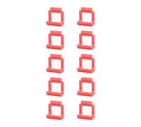 Qudinip 10 Uds PCIE Riser Card Retenedor Plástico Duradero USB3.0 Clips de Sujeción para una Conexión GPU Estable (Rojo)