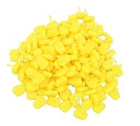 Qudinip 150 Cebos Flotantes de Maíz para Pesca en Agua Dulce y Salada, Cebo de Simulación Artificial Suave, Granos de PVC Multicolores (Amarilla)