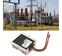 Qudinip 18-36V a 24V Módulo Regulador de Voltaje Elevador/Reductor Automático de para Equipos Industriales, Aluminio Duradero 3A 72W (10A)