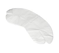 Qudinip 200 Mascarillas de Plástico para el Cuello, Lámina Transparente Desechable para el Cuello para Bricolaje de Belleza, con Película de Bloqueo Hidratante para Mejorar la Absorción