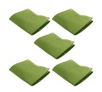 Qudinip 5 Bolsas de Cultivo de Plantas Degradables para Montaje en Pared, Macetero de Fieltro Duradero para Jardinería Interior y Exterior, 59 X 22 Cm, Accesorio de Jardín Que Ahorra Espacio (Verde)