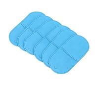 Qudinip 6 Uds Parches Oculares Médicos para Tratamiento de Ojo Perezoso Bloque Suave y Cómodo Fuga de Luz Ambliopía Estrabismo No Tejido 4,7x2,2 Pulgadas (Azul)