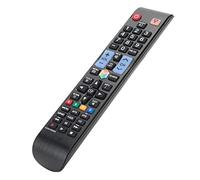 Qudinip AA59-00580A Reemplazo de Control Remoto de Televisión para Televisores con Mano de Obra Fina y Tecla de Navegación de menú Dedicada ABS Negro 1PCS