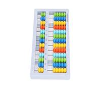 Qudinip Abacus Math Learning Beads Juguete Educativo Portátil para Niños 7 Cuentas ABS de Tamaño Pequeño, 24,8 X 10 X 1,5 Cm (Azul ateniense)