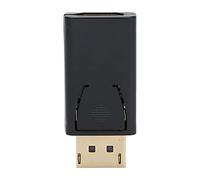 Qudinip Adaptador 4K, Convertidor Chapado en Oro de Alto Rendimiento para Transferencia de Audio y Vídeo a Monitores, Televisores HD o Proyectores, 1 X Negro