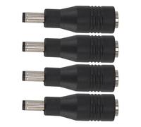 Qudinip Adaptador de Enchufe de Alimentación CC 6,0x4,4 Hembra a 5,5x2,1mm Macho de para Uso Portátil, 4 Uds.
