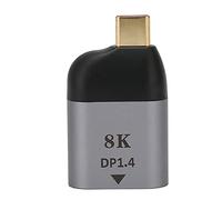Qudinip Adaptador Tipo C Macho a, Convertidor de Tamaño Mini Portátil para Transmisión de Video de Alta Definición 4K/8K para //OS X, Construcción de Metal, 1 Adaptador