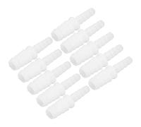 Qudinip Ajuste de la Manguera, Conector de Tubo de Barbilla de 10 Piezas, Puesta Deión de PE con Diferentes Diámetros para el Tubo de la (Cabezal de conversión de 6-12 mm)