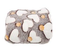 Qudinip Almohadilla Cálida para Hámster, Cama Suave y Cómoda para Mascotas Pequeñas, Ideal para Uso en Invierno y Sueño Seguro, Material (Me Encanta el Cafe)