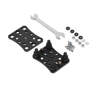 Qudinip Amortiguador del Soporte del Teléfono Móvil, Soporte Duradero para Motocicleta ATV UTV, Dispositivo Amortiguador de Vibraciones, Negro, Fácil Instalación