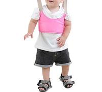 Qudinip Arnés para Caminar para bebé Diseño Suave y Transpirable Ajustable para Niños Pequeños de 6 a 24 Meses Aprendiendo a Caminar 1 Unidad (Rosa)