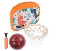 Qudinip Aro de Baloncesto para Interiores, Juguete con Diseño de Dibujos Animados Bonitos con Marcador Electrónico para Habitación de Niños, Material ABS, 1 Unidad