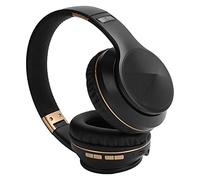 Qudinip Auriculares Bluetooth Plegables Inalámbricos sobre la Oreja Auriculares Estéreo para Deportes con Graves y Soporte para Tarjeta de Memoria