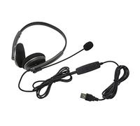 Qudinip Auriculares para Centro de Llamadas Protección Auditiva HD con Cancelación de Ruido Elegante para Servicio Al Cliente: Diseño Cómodo, Liviano, Negro (USB)
