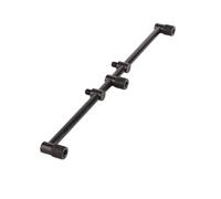 Qudinip Barra de Zumbido de Aleación de Aluminio, Soporte Ligero para Caña de Pescar de 3 Cabezales para Pesca en Tierra, 40cm