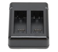 Qudinip Batería de Cámara Cargador Dual Doble Ranura para AHDBT-501/601/701/801 Carga de Mini Cámara Portátil para Viajes y Fotografía Al Aire Libre ABS