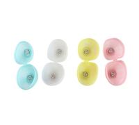 Qudinip Bolas de Relleno de Agua Reutilizables, Juguetes Iluminados Suaves y Coloridos para la Diversión del Verano en Piscinas y Playas, 4 Piezas, Silicona de 2,76x2,76 Pulgadas