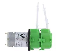 Qudinip Bomba Peristáltica Bomba de Circulación Dosificadora de Alta Precisión de Doble Cabezal para Líquido Tubo de 1 X 3 Mm (12 V CC.)