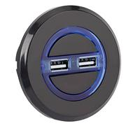 Qudinip Botón de sofá Reclinable Eléctrico, Interruptor de Control Manual Resistente Al Agua con USB Doble para Sillas Reclinables y Asientos de Teatro