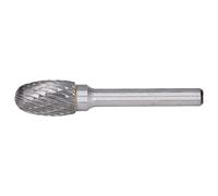 Qudinip Broca de Molienda Rotativa Lima de Carburo de Doble Corte para Biselar y Desbarbar en Productos Metálicos Vástago de 6 Mm Aleación YG8