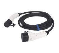 Qudinip Cable de Carga EV Tipo 2 a Tipo 2 5 M Enchufe de Carga Rápida Impermeable para Vehículos Eléctricos Compacto Ligero 5M