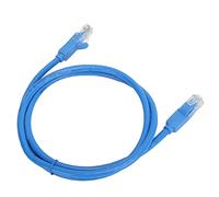 Qudinip Cable de Red CAT6 Puente Gigabit de Alta Velocidad de 1 Metro para Conexión de Oficina en Casa Azul