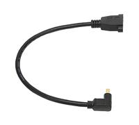 Qudinip Cable Hembra a Mini Macho, Chapado en Oro, Conexión en Caliente de 10,8 Gbps para Salida de Resolución QXGA 2560x1600, 0,