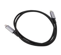 Qudinip Cable USB 4.0, Cable de Carga de Alta Velocidad de 40 Gbps para Transferencia de Datos y Visualización de Video 8K, Ideal para Computadoras Portátiles y Teléfonos, 1 M de Largo