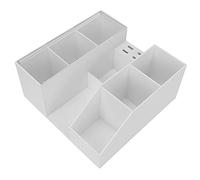 Qudinip Caja de Almacenamiento de Herramientas de Belleza Acrílica, Organizador de Extensión de Pestañas con Cubierta Transparente a Prueba de Polvo y Orificios de Almacenamiento de
