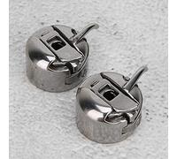 Qudinip Caja de Bobina Inversa de Metal de 2 Piezas, Accesorios para Máquinas de Coser, Superficie Lisa Fácil de Instalar, con Mano de Obra Exquisita, para 15 88 15k88 15 90 15 91