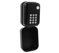 Qudinip Caja de Cerradura Inteligente Almacenamiento de Llaves Inteligente de Aleación de Aluminio Duradero para Alquileres y Oficinas, Resistente Al Agua IP65, Negro
