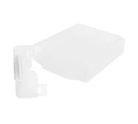 Qudinip Caja De Protección De Disco Duro De 3,5 Pulgadas Caja De Almacenamiento Antiestática A Prueba De Golpes para Una Organización Segura De HDD/SSD - Material ABS Transparente (Blanca)