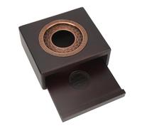 Qudinip Calentador de Tetera de bambú Calentador de té Elegante y de bajo Consumo para Ceremonias de té 15 X 13 X 6 Cm Diseño de bambú